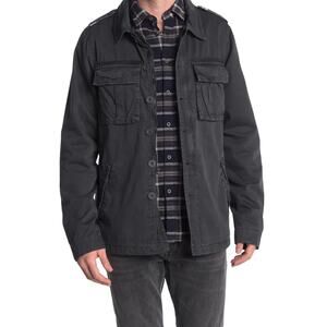 Indigo Star Dark Grey Major Lightweight Military Jacket Size S New
